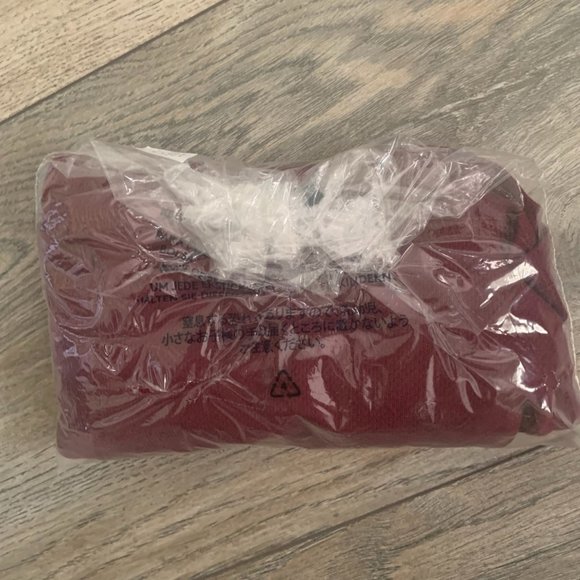 NWT‎ LANDS' END GIRLS MESH GYM SHORTS BURGUNDY MEDIUM - Picture 6 of 6